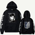 Anime Attack on Titan Levi bluza 100% bawełna