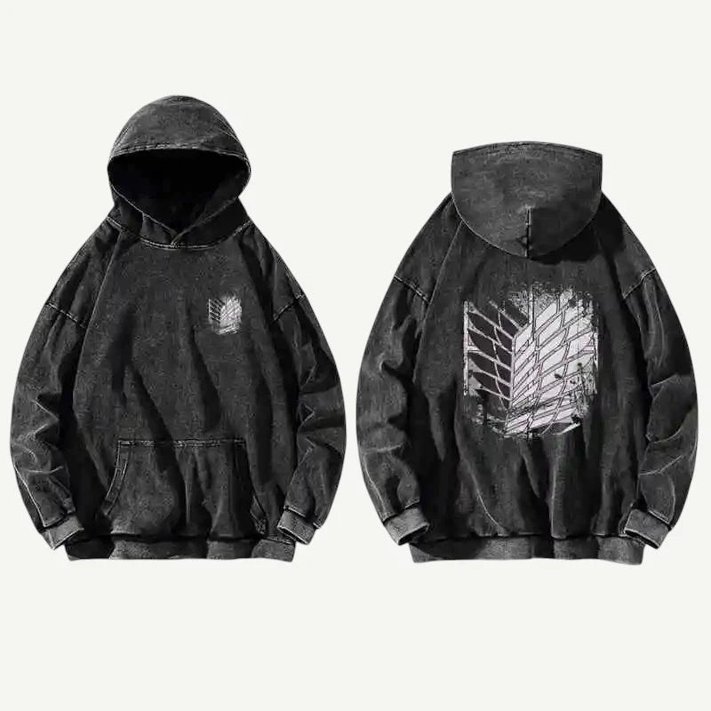 Anime Attack on Titan bluza 100% bawełna