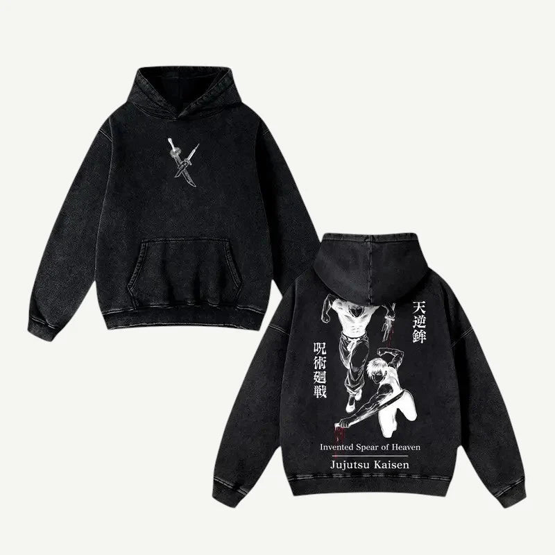Anime Jujutsu Kaisen Toji Fushiguro bluza 100% bawełna